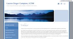 Desktop Screenshot of laurensingerlcsw.com